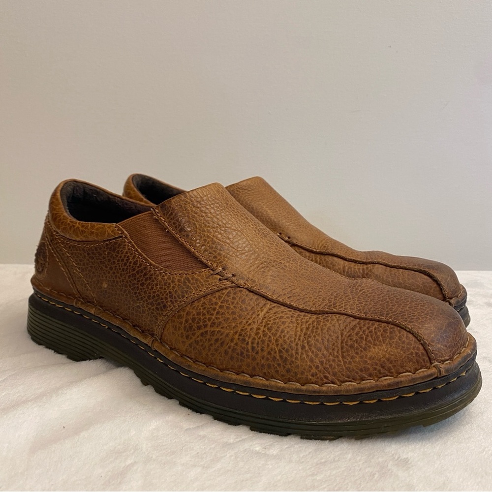 Dr. Martens Men’s Brown Leather Tevin Slip On Shoe - 9M - AW004